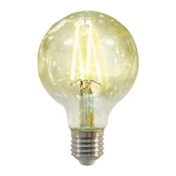 Foco Vintage LED Inteligente Globo G25 WiFi 5.5 W, Luz Blanca Ajustable, Base E27, Atenuable, Compatible con App móvil y Asisten