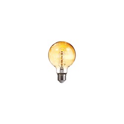 Foco Vintage LED Inteligente Globo G25 WiFi 5.5 W, Luz Blanca Ajustable, Base E27, Atenuable, Compatible con App móvil y Asisten
