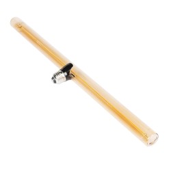 Foco Tubo LED Filamento 5 W IRC 90, Luz Ámbar, Base E27, Atenuable