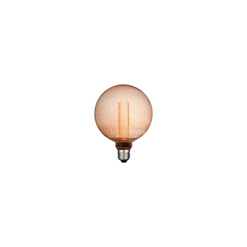 Foco G125 Vintage LED 3.5 W, Luz Ámbar, Base E27, Atenuable