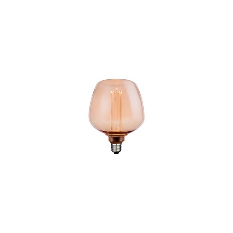 Foco Copa Vintage LED 3.5 W, Luz Ámbar, Base E27, Atenuable