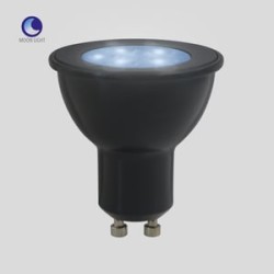 Foco GU10 LED 6W, Luz de Luna Color Azul, Base GU10, IP65, No atenuable