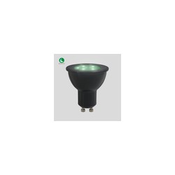 Foco GU10 LED 6W, Luz de Luna Color Verde, Base GU10, IP65, No atenuable