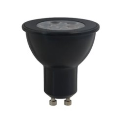 Foco GU10 LED 6W, Luz Ámbar, Base GU10, IP20, No atenuable