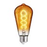 Foco Vintage LED Inteligente ST64 WiFi 5.5 W, Luz Blanca Dinámica, Base E27, Atenuable, Compatible con App móvil y Asistentes de