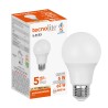 Foco A19 LED 6 W, Luz Cálida Brillante, Base E27, No atenuable, Multivoltaje