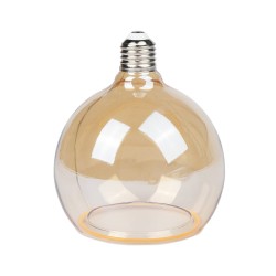 Foco Globo LED Filamento 4 W IRC 90, Luz Ámbar, Base E27, Atenuable