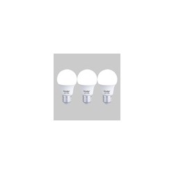Paquete de 3 Focos A19 LED 8.5 W 127 V, Luz de Día, Base E27, No atenuables