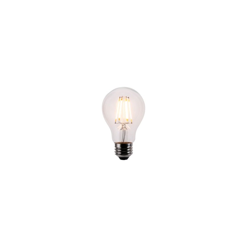 Foco A19 360° LED Filamento 7 W, Luz Cálida Suave, Base E27, No atenuable