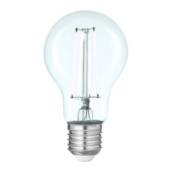 Foco A19 LED Filamento 8 W IRC 80, Luz de Día, Base E27, Atenuable