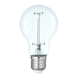 Foco A19 LED Filamento 8 W IRC 80, Luz de Día, Base E27, Atenuable