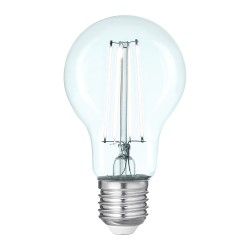 Foco A19 LED Filamento 8 W IRC 90, Luz de Día, Base E27, Atenuable