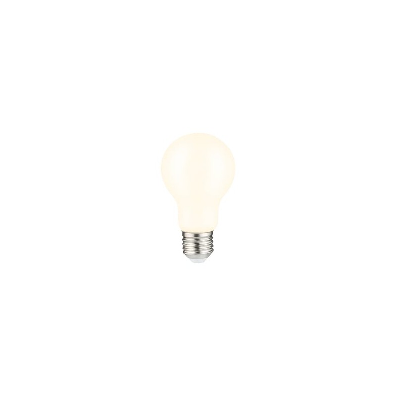 Foco A19 LED Filamento 8 W IRC 80, Luz Cálida Brillante, Base E27, Atenuable