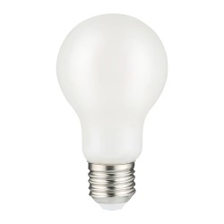 Foco A19 LED Filamento 8 W IRC 90, Luz Cálida Brillante, Base E27, Atenuable