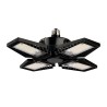 Foco LED Tipo Ventilador 80 W Alta Potencia LHB, Luz de Día, 4 Paneles Ajustables, Base E27, No atenuable