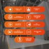 Foco LED Tipo Ventilador 80 W Alta Potencia LHB, Luz de Día, 4 Paneles Ajustables, Base E27, No atenuable