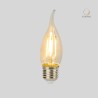 Foco Vela C35T LED Filamento 4.5 W, Luz Cálida Suave, Base E27, Atenuable