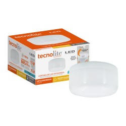 Lámpara LED 15 W, Luz de Día, Base E27, Cubre Socket Enroscable, No atenuable