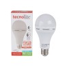 Foco de Emergencia Recargable A19 LED 9 W, Luz de Día, Base E27, Portátil
