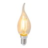 Foco Vela C35T LED Filamento 4.5 W, Luz Cálida Suave, Base E12, No atenuable