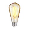Foco Vintage LED Inteligente ST64 WiFi 5.5 W, Luz Blanca Dinámica, Base E27, Atenuable, Compatible con App móvil y Asistentes de