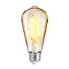 Foco Vintage LED Inteligente ST64 WiFi 5.5 W, Luz Blanca Dinámica, Base E27, Atenuable, Compatible con App móvil y Asistentes de