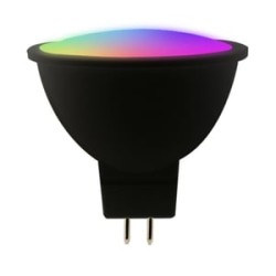 Foco MR16 LED Inteligente WiFi 5 W, Luz RGB + Blanca, Base GX5.3, Atenuable, Compatible con App móvil y Asistentes de voz