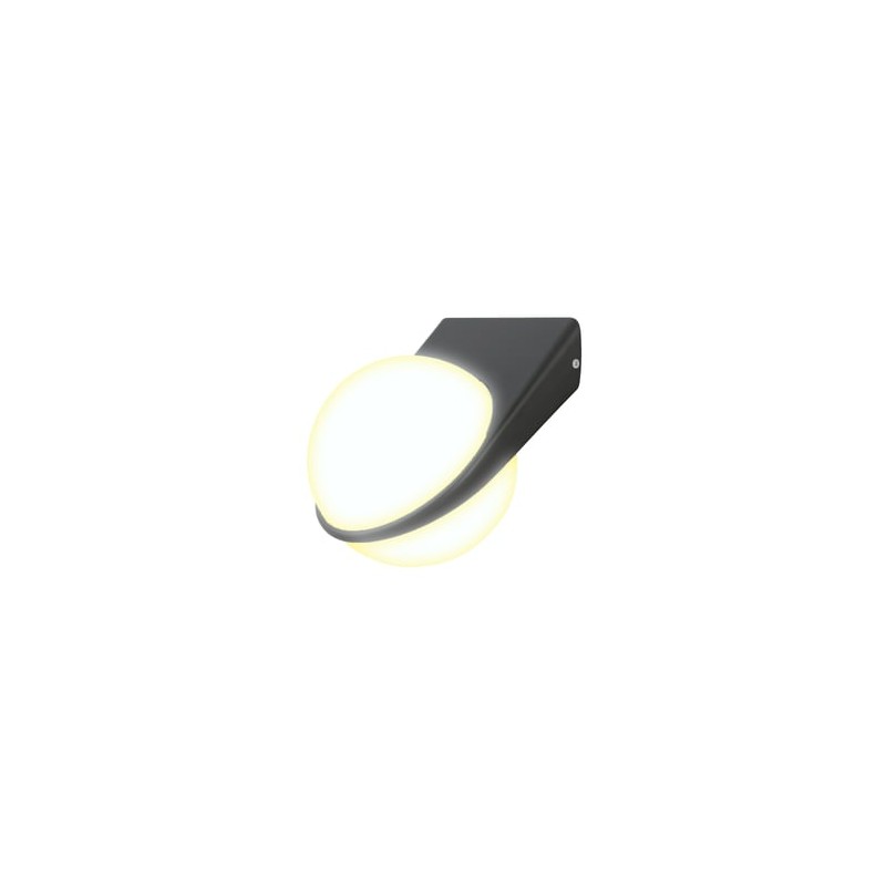 Lámpara de Pared Arbotante LED Exterior 10 W, Luz Cálida Brillante, IP54, IK06, No atenuable