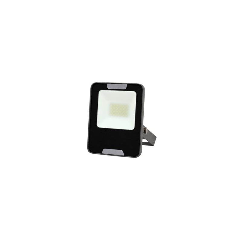 Reflector LED Exterior 20 W, Luz de Día, IP65, IK07, No Atenuable, LED integrado