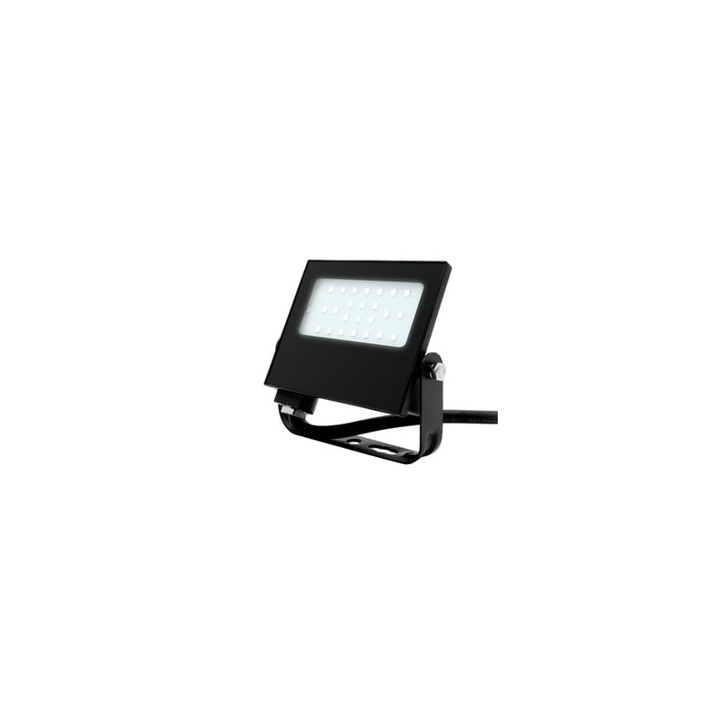 Reflector LED Exterior 20 W, Luz de Día, IP66, IK05, No Atenuable, LED integrado