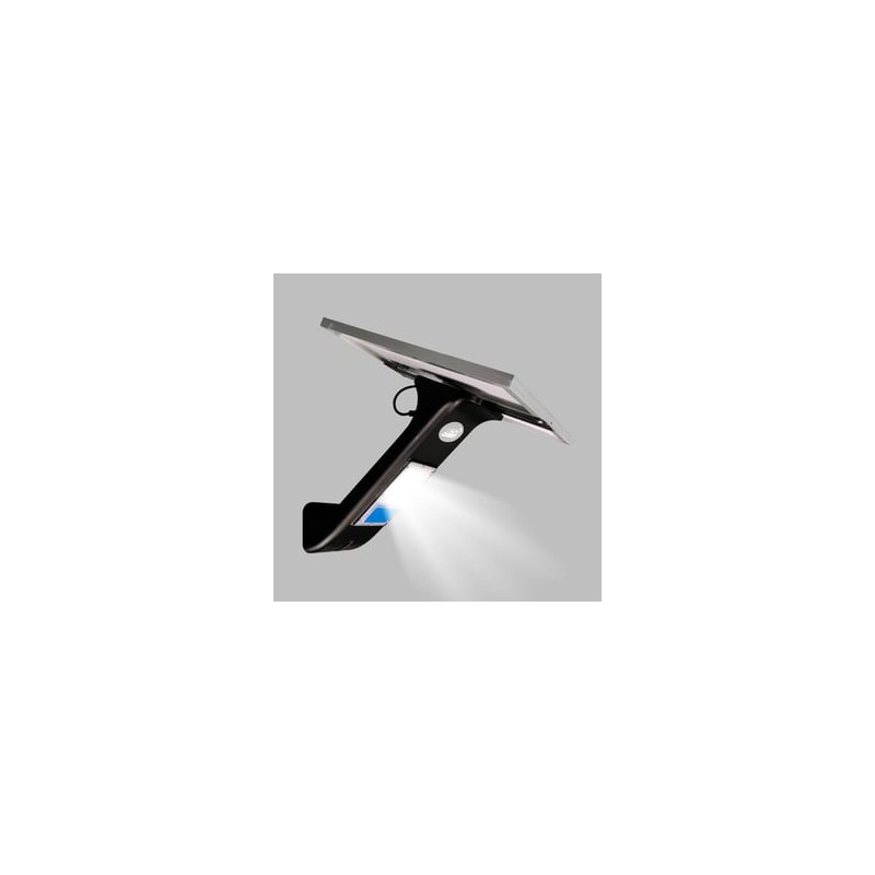 Lámpara Solar Arbotante LED 20 W, Luz de Día, Fotocelda, Control remoto incluido, Batería Integrada, IP65, IK06, LED integrado