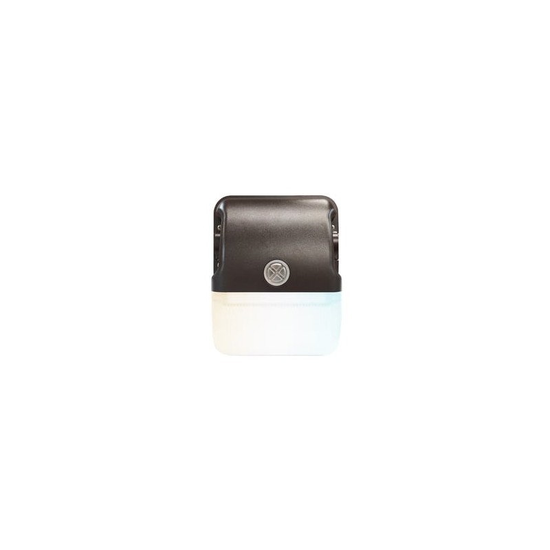 Lámpara Suburbana con Fotocelda Arbotante LED 22 W, Luz Blanca Ajustable, IP65, IK08