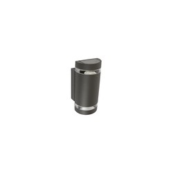Lámpara de Pared Arbotante Exterior, Potencia Máx. 100 W, 2 Bases GU10, IP45, No incluye focos