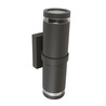 Lámpara de Pared Arbotante Exterior, Potencia Máx. 120 W, 2 Bases E27, IP45, No incluye focos