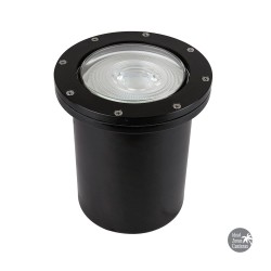 Lámpara de Piso Empotrable Ideal Zona Costera, Potencia Máx. 90 W, Base E27, IP65, No incluye foco