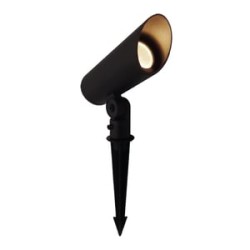 Lámpara con Estaca LED Jardín 10 W, Luz Cálida Brillante, Dirigible, IP65, IK05, No atenuable