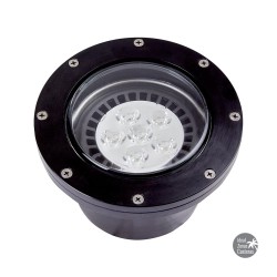 Lámpara de Piso Empotrable Ideal Zona Costera, Potencia Máx. 15 W, 1 Base G53, IP65, No incluye foco