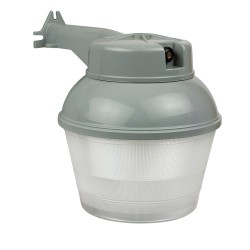 Lámpara Suburbana LED con Fotocelda 50 W, Base E27, Luz de Día, IP43, Exteriores, No atenuable, Foco LED integrado