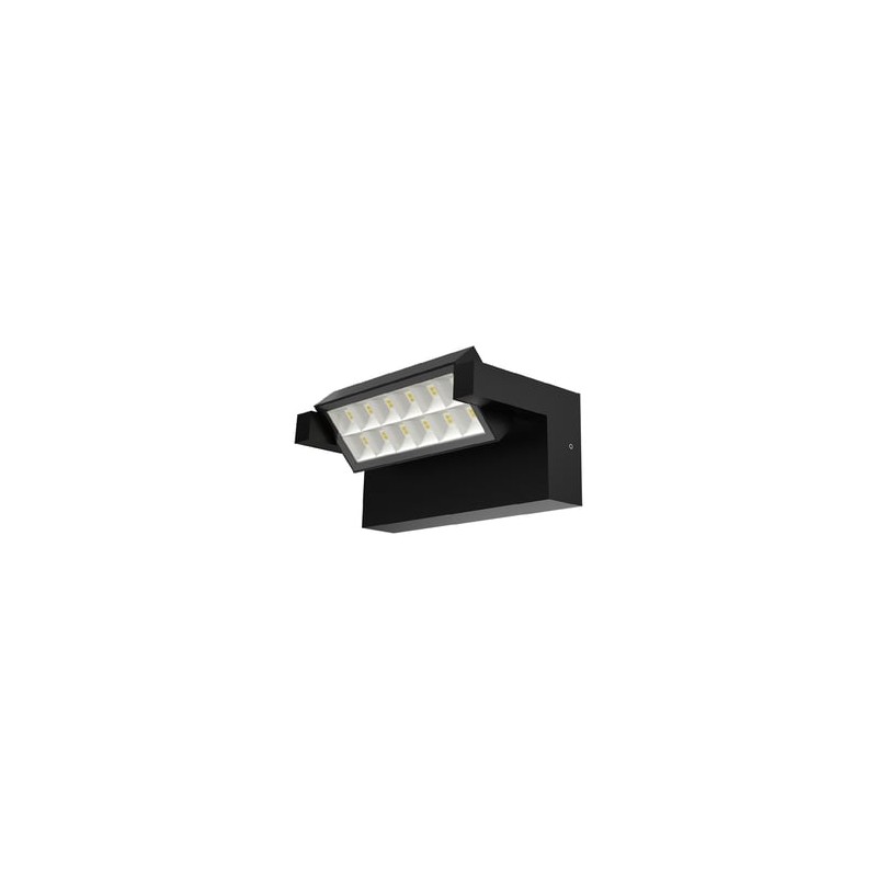 Lámpara de Pared Arbotante LED Dirigible 18 W, Luz Cálida Brillante, IP65, IK06, No atenuable, LED integrado