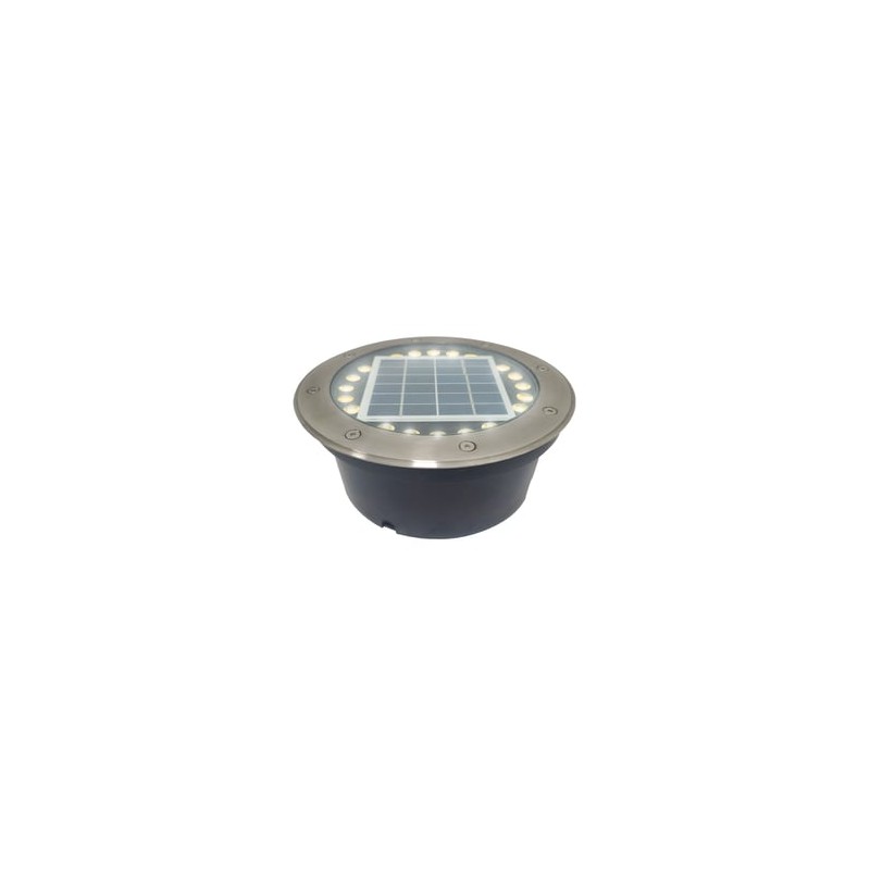 Lámpara Solar de Piso LED 0.8 W, Luz Cálida Brillante, IP65, Incluye Control Remoto, Modos de Luz