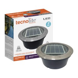 Lámpara Solar de Piso LED 0.8 W, Luz Cálida Brillante, IP65, Incluye Control Remoto, Modos de Luz