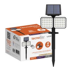 Lámpara Solar con Estaca LED 1.6 W, Luz Cálida Brillante, 2 en 1, IP44, No atenuable