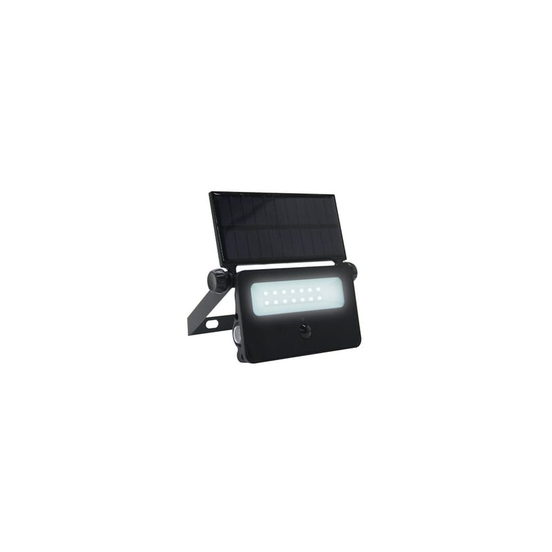 Lámpara Solar Arbotante LED 16 W, Luz de Día, Sensor de Movimiento, Batería Integrada, IP65, IK06, LED integrado