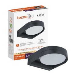 Lámpara de Pared Arbotante LED Exterior 14 W, Luz Cálida Brillante, Dirigible, IP54, No atenuable