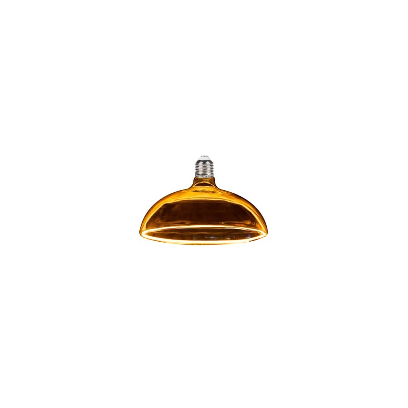 Foco Globo LED Filamento 6 W IRC 90, Luz Ámbar, Base E27, Atenuable
