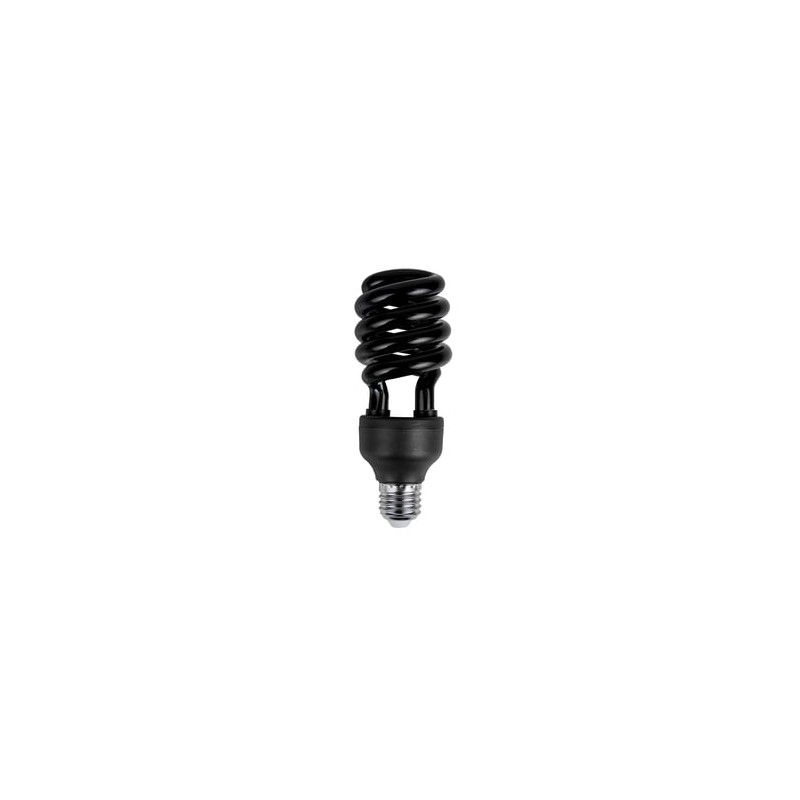 Foco Fluorescente 20 W, Luz Negra UV-A, Base E27, No Atenuable
