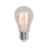 Foco A19 360° Filamento LED 1 W, Base E27, Luz Cálida Suave, 12 V, No atenuable