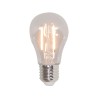 Foco A19 360° Filamento LED 1 W, Base E27, Luz Cálida Suave, 12 V, No atenuable