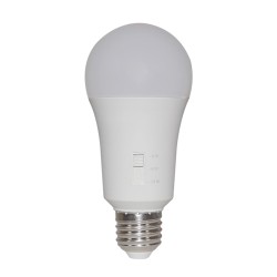 Foco A19 LED 13 W, Selector de Potencia, Base E27, Luz de Día, No atenuable