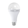 Foco de Emergencia Recargable A19 LED 9 W, Luz Cálida Brillante, Base E27, Portátil